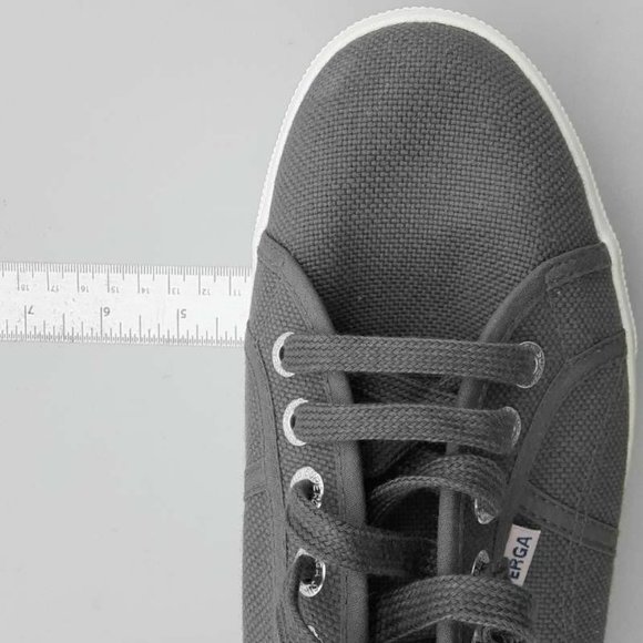 Superga‎ Womens Urban Platform Sneakers Shoes Gray 5927985473 Athleisure 9.5 - Picture 5 of 9